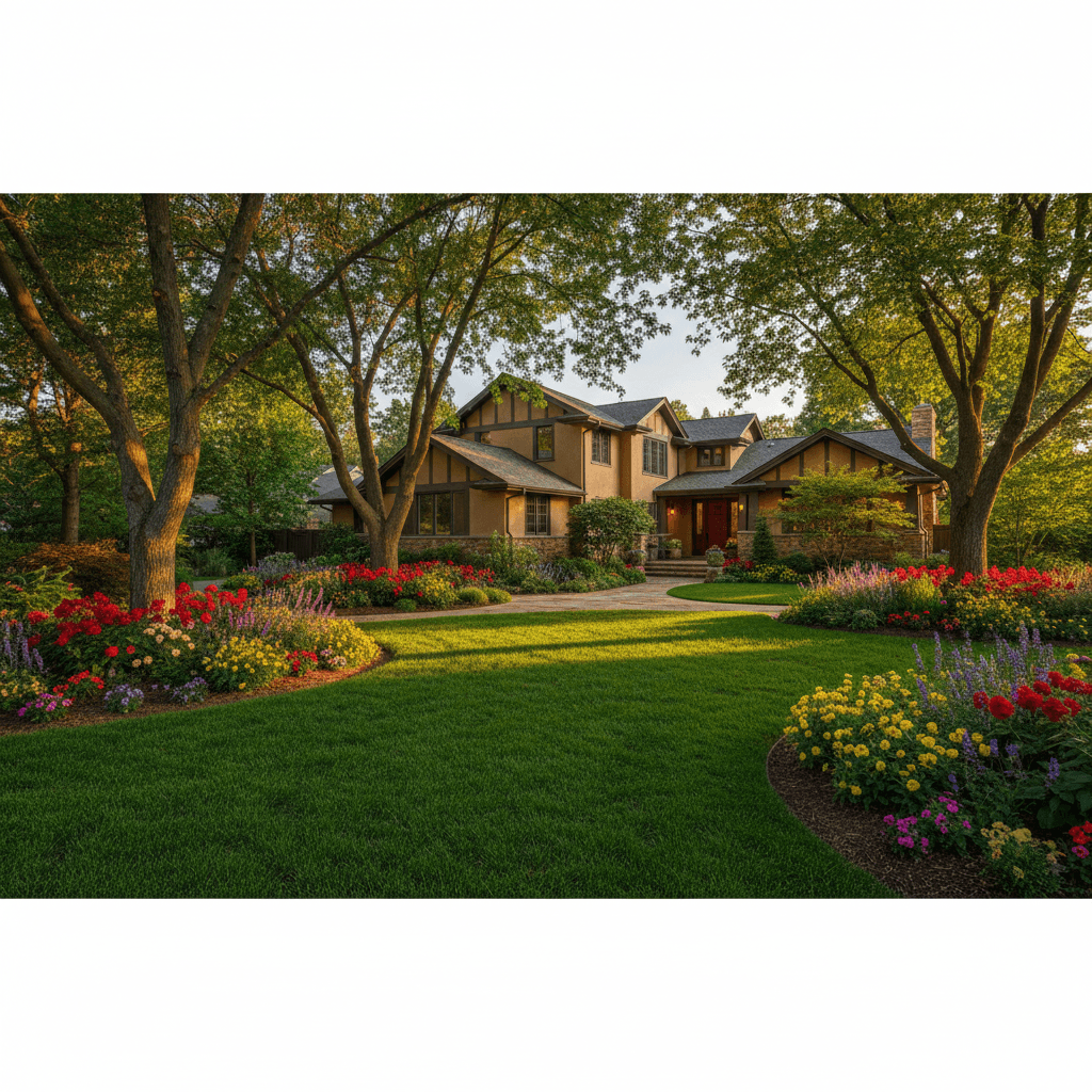 Complete residential landscape project in Painesville